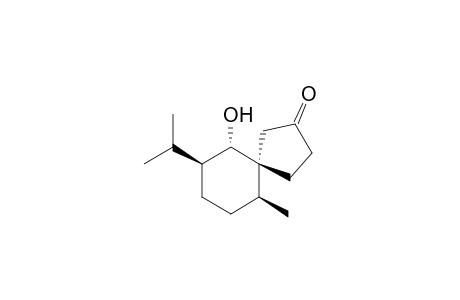 (5R,6S,7S,10S)-6-Hydroxy-7-isopropyl-10-methylspiro[4.5]decan-2-one