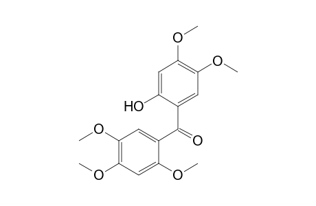 (2-Hydroxy-4,5-dimethoxyphenyl)(2,4,5-trimethoxyphenyl)-methanone