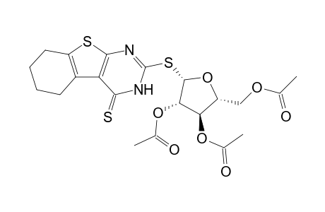 2-(2',3',5'-Tri-O-acetyl-.beta.-D-Arabinofuranosylthio)-5,6,7,8-tetrahydrobenzothieno[2,3-d]pyrimidine-4-thione