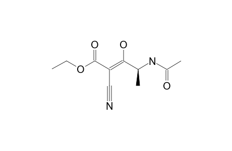 ETHYL-4-ACETYLAMINO-2-CYANO-3-HYDROXYPENT-2-ENOATE