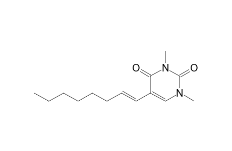 1,3-Dimethyl-5-[(E)-1-octenyl]uracil