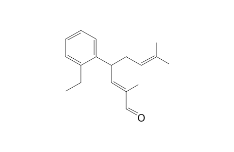 (E)-4-(2-ethylphenyl)-2,7-dimethyloct-2,6-dienal