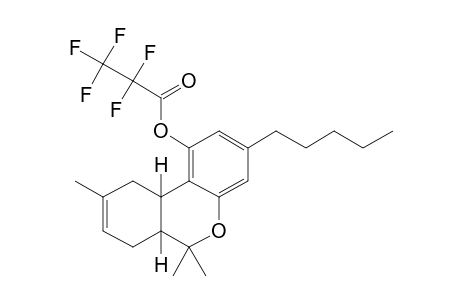 (-)-.delta.8-thc, pentafluoropropionate