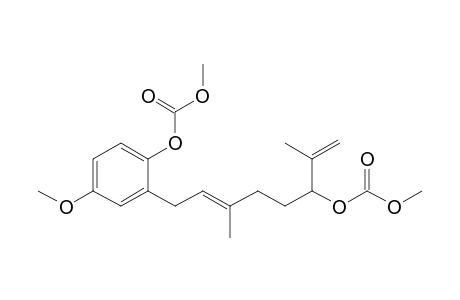 2-{6'-[(Methoxycarbonyl)oxy]-3',7'-dimethylocta-2',7'-dienyl}-1-[(methoxycarbonyl)oxy]-4-methoxybenzene