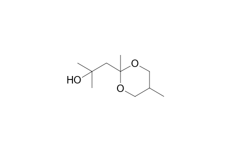 1-(2,5-dimethyl-1,3-dioxan-2-yl)-2-methylpropan-2-ol