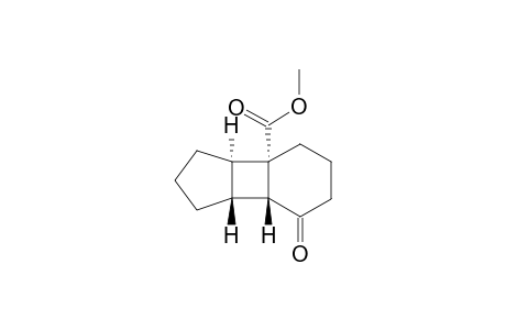 3bH-Cyclopenta[3,4]cyclobuta[1,2]benzene-3b-carboxylic acid, decahydro-7-oxo-, methyl ester, (3a.alpha.,3b.alpha.,7a.alpha.,7b.al pha.)-(.+-.)-