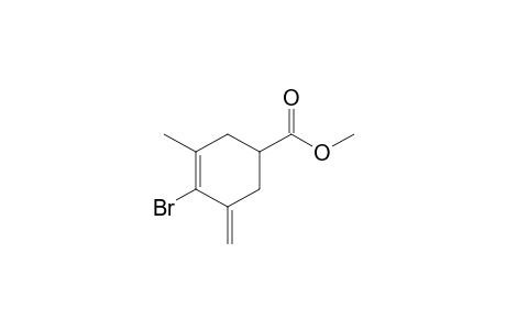 4-bromo-3-methyl-5-methylene-1-cyclohex-3-enecarboxylic acid methyl ester