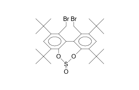 1,11-Bis(bromomethyl)-2,4,8,10-tetra-tert-butyl-dibenzo(D,F)(1,3,2)dioxathiepine 6-oxide