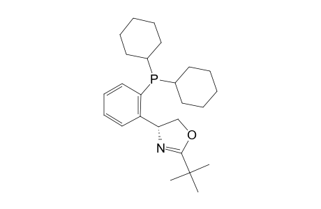 2-TERT.-BUTYL-(4R)-(2-DICYCLOHEXYLPHOSPHANYL-PHENYL)-4,5-DIHYDRO-OXAZOLE