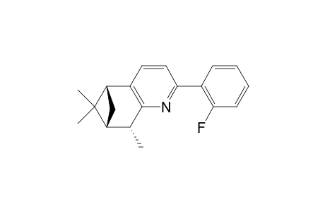 (1R,8R,9R)-5-(2-Fluoro-phenyl)-8,10,10-trimethyl-6-aza-tricyclo[7.1.1.0*2,7*]undeca-2(7),3,5-triene