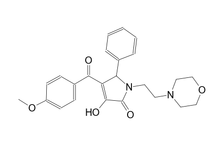 2H-pyrrol-2-one, 1,5-dihydro-3-hydroxy-4-(4-methoxybenzoyl)-1-[2-(4-morpholinyl)ethyl]-5-phenyl-