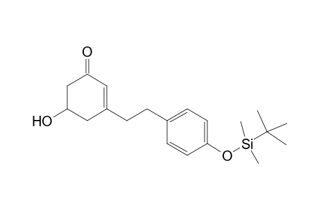 3-[2-[4-[tert-butyl(dimethyl)silyl]oxyphenyl]ethyl]-5-hydroxy-1-cyclohex-2-enone
