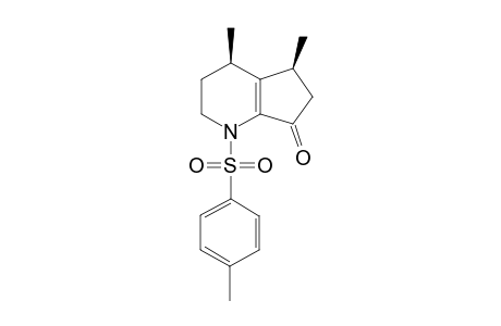 (4R*,5S*)-4,5-Dimethyl-1-(toluene-4-sulfonyl)-1,2,3,4,5,6-hexahydro-[1]-pyrindine-7-one