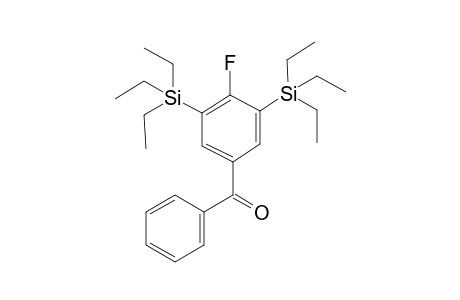 (4-fluoro-3,5-bis(triethylsilyl)phenyl)(phenyl)methanone