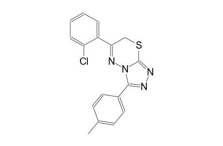 6-(2-chlorophenyl)-3-(4-methylphenyl)-7H-[1,2,4]triazolo[3,4-b][1,3,4]thiadiazine