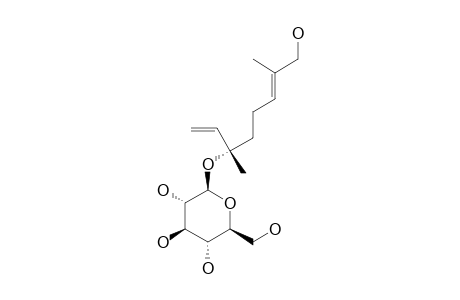 (3S,6E)-8-HYDROXYLINALOOL-3-O-BETA-D-GLUCOPYRANOSIDE