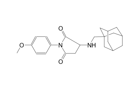 2,5-pyrrolidinedione, 1-(4-methoxyphenyl)-3-[(tricyclo[3.3.1.1~3,7~]dec-1-ylmethyl)amino]-