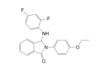 1H-isoindol-1-one, 3-[(2,4-difluorophenyl)amino]-2-(4-ethoxyphenyl)-2,3-dihydro-