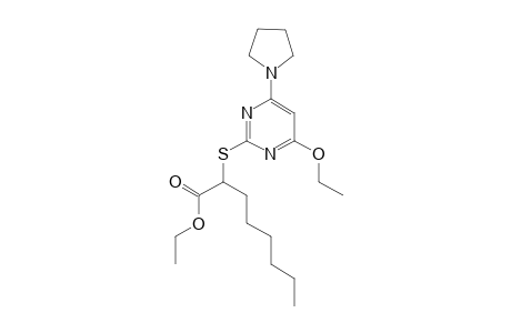 ETHYL-2-[4-ETHOXY-6-(PYRROLIDIN-1-YL)-PYRIMIDIN-2-YLTHIO]-OCTANOATE