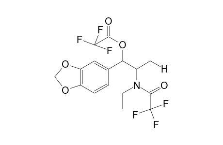 1-(benzo[d][1,3]dioxol-5-yl)-2-(N-ethyl-2,2,2-trifluoroacetamido)propyl 2,2,2-trifluoroacetate