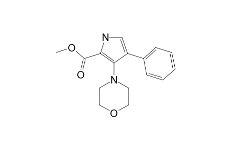 methyl 3-morpholin-4-yl-4-phenyl-1H-pyrrole-2-carboxylate