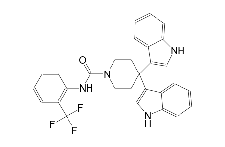 1-piperidinecarboxamide, 4,4-di(1H-indol-3-yl)-N-[2-(trifluoromethyl)phenyl]-