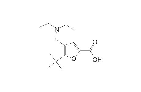 5-tert-Butyl-4-(diethylaminomethyl)-2-furancarboxylic acid