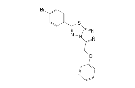 6-(4-bromophenyl)-3-(phenoxymethyl)[1,2,4]triazolo[3,4-b][1,3,4]thiadiazole