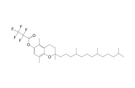 .beta.-Tocopherol, o-pentafluoropropionyl-