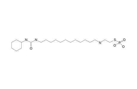 N-Cyclohexyl-N'-12-[2-thiophosphatoethyl]aminododecylurea