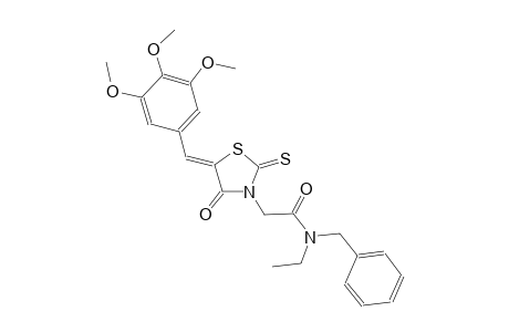 3-thiazolidineacetamide, N-ethyl-4-oxo-N-(phenylmethyl)-2-thioxo-5-[(3,4,5-trimethoxyphenyl)methylene]-, (5Z)-