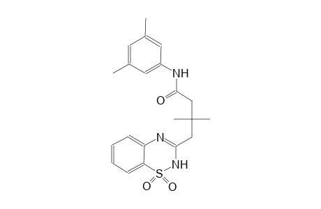 2H-1,2,4-benzothiadiazine-3-butanamide, N-(3,5-dimethylphenyl)-beta,beta-dimethyl-, 1,1-dioxide