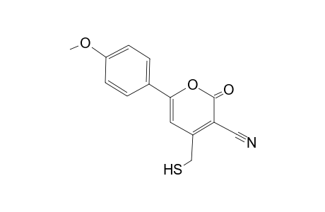 3-Cyano-4-thiomethyl-6-(4'-methoxyphenyl)-2H-pyran-2-one