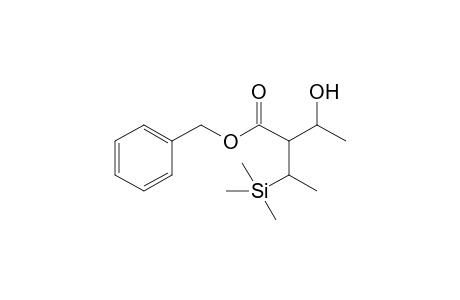 Benzyl (2RS,3SR,1'SR)-3-hydroxy-2-(1-trimethylsilylethyl]butanoate