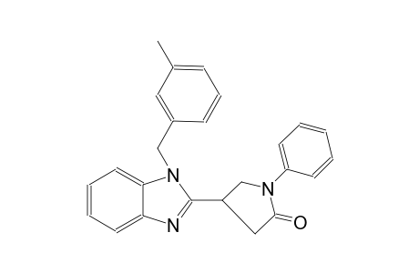 2-pyrrolidinone, 4-[1-[(3-methylphenyl)methyl]-1H-benzimidazol-2-yl]-1-phenyl-