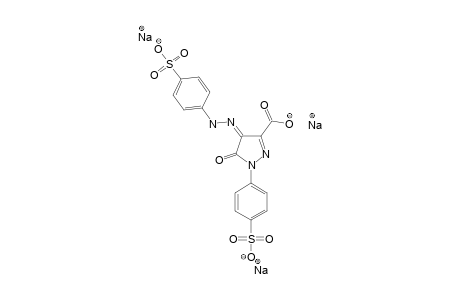 TRISODIUM-SALT-OF-4,5-DIHYDRO-5-OXO-1-(4-SULFOPHENYL)-4-(4-SULFOPHENYL)-AZO-1H-PYRAZOLE-3-CARBOXYLIC-ACID