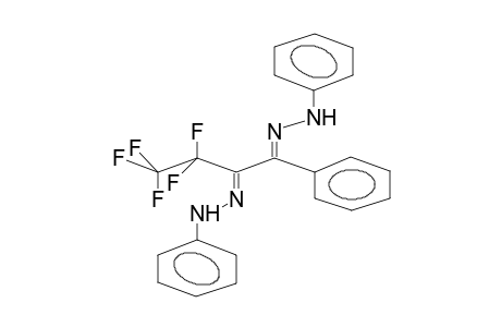 PHENYLPENTAFLUOROETHYLGLYOXAL, BIS(PHENYLHYDRAZONE)