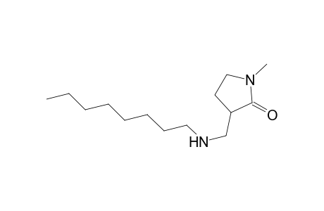 2-Pyrrolidinone, 1-methyl-3-[(octylamino)methyl]-
