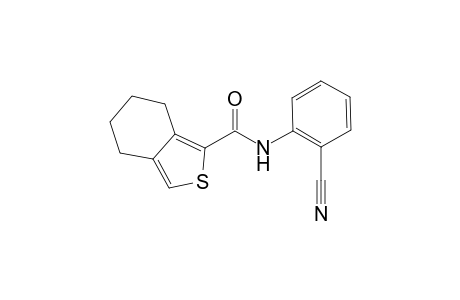 4,5,6,7-Tetrahydro-benzo[c]thiophene-1-carboxylic acid (2-cyano-phenyl)-amide