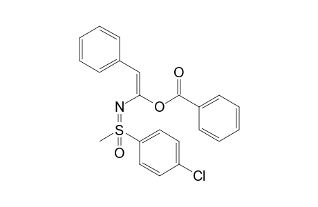 (E)-N-(2-Phenylvinyl-2-benzoyloxy)-S-methyl-S-(4-chlorophenyl)sulfoximine