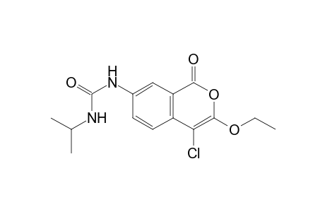 7-i-propylcarbamoylamino-4-chloro-3-ethoxyisocoumarin