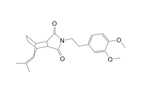 4-[2-(3,4-dimethoxyphenyl)ethyl]-10-(1-methylethylidene)-4-azatricyclo[5.2.1.0~2,6~]decane-3,5-dione