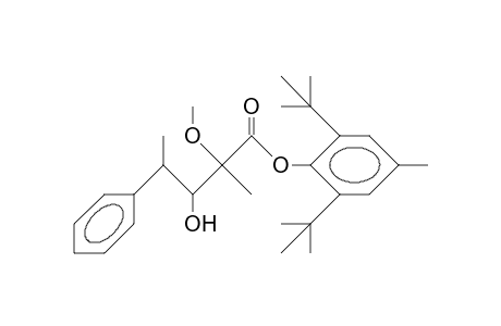 (2RS, 3Sr,4RS)-2,4-dimethyl-3-hydroxy-2-methoxy-4-phenyl-butanoic acid, 4-methyl-2,6-di-tert-butyl-phenyl ester