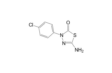 2-Amino-4-(4-chlorophenyl)-1,3,4-thiadiazolin-5-one