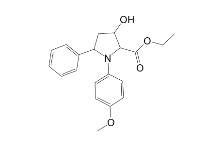 Ethyl 3-hydroxy-1-(4-methoxyphenyl)-5-phenylpyrrolidine-2-carboxylate