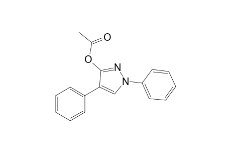 1,4-Diphenyl-1H-pyrazol-3-yl acetate