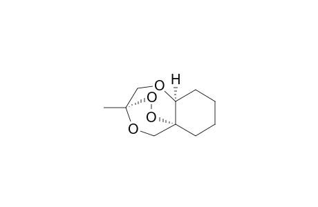 (1R,6S,9R)-9-Methyl-7,10,11,13-tetraoxa-tricyclo[7.2.2.0(1,6)]tridecane