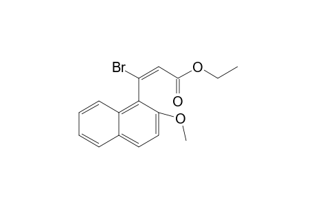 Ethyl 3-Bromo-3-(2-methoxynaphthalen-1-yl)acrylate