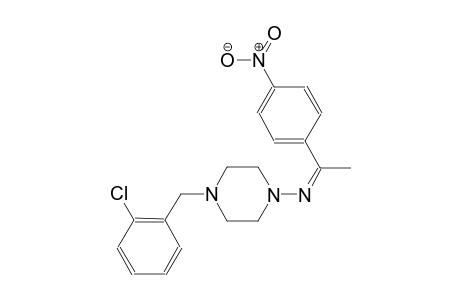 4-(2-chlorobenzyl)-N-[(Z)-1-(4-nitrophenyl)ethylidene]-1-piperazinamine