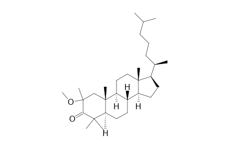Cholestan-3-one, 2-methoxy-2,4,4-trimethyl-, (5.alpha.)-
